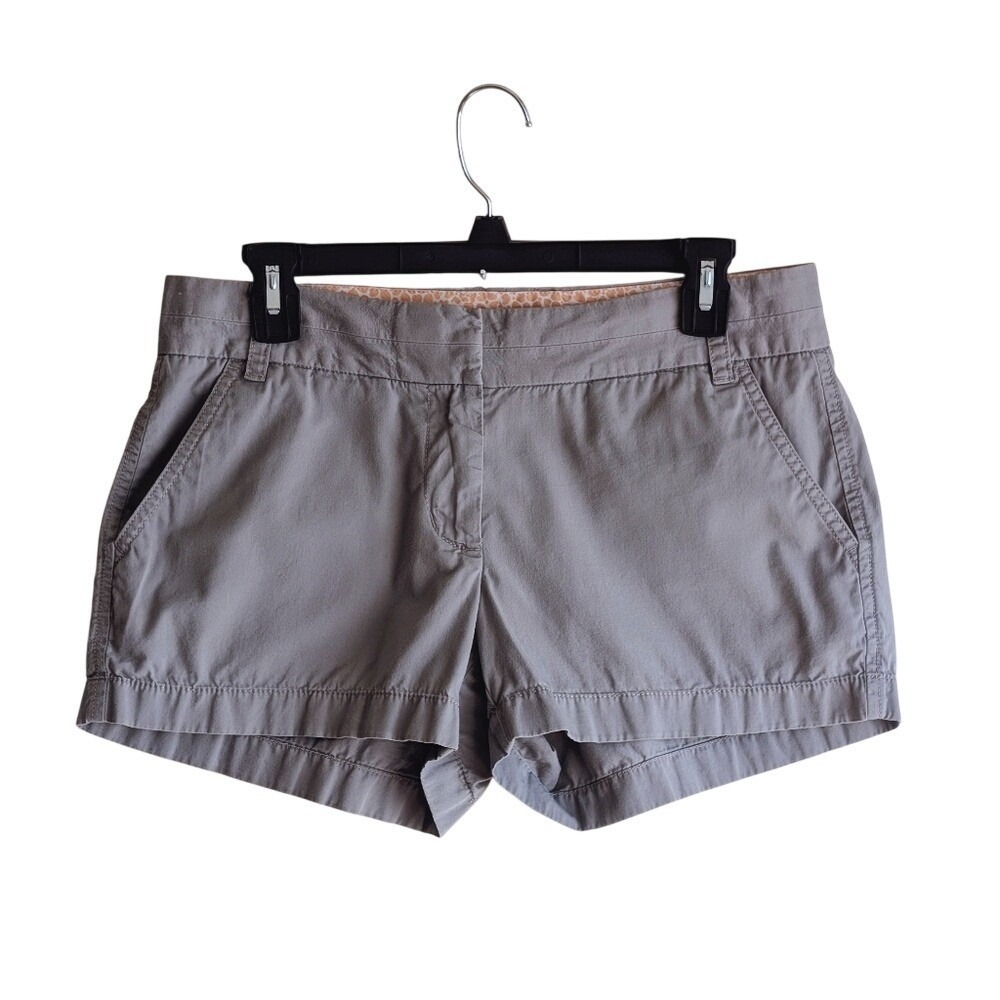 J.Crew Vintage Y2K Preppy Light Gray Low Rise Chino Short